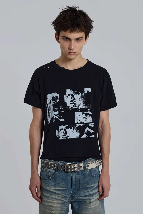 Gun Girl kort T-shirt
