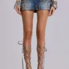 Hena-denimminirok met studs