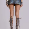 Hena-denimminirok met studs