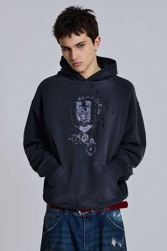 Hoodie met embleem