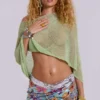 Infinity multiway-cape in kiwi