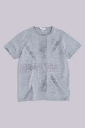 Integrity grijs gemêleerd T-shirt