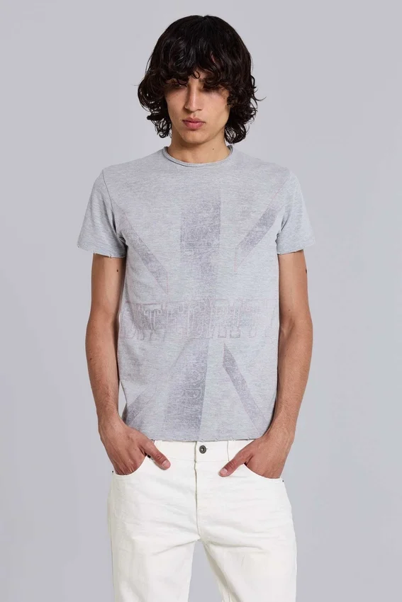 Integrity grijs gemêleerd T-shirt