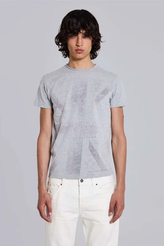 Integrity grijs gemêleerd T-shirt