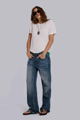 Italy Muse-jeans met rechte pijpen