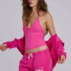 Kayla haltertop in roze