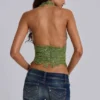 Kelsey skinny bootcut-Jeans met lage taille in donkere wassing
