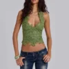 Kelsey skinny bootcut-Jeans met lage taille in donkere wassing