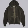 Khaki oversized Monster Hoodie