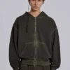 Khaki oversized Monster Hoodie