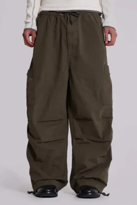 Khaki Parachute Cargo-broek
