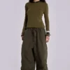 Khaki Parachute Cargo-broek