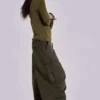 Khaki Parachute Cargo-broek