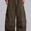 Khaki Parachute Cargo-broek