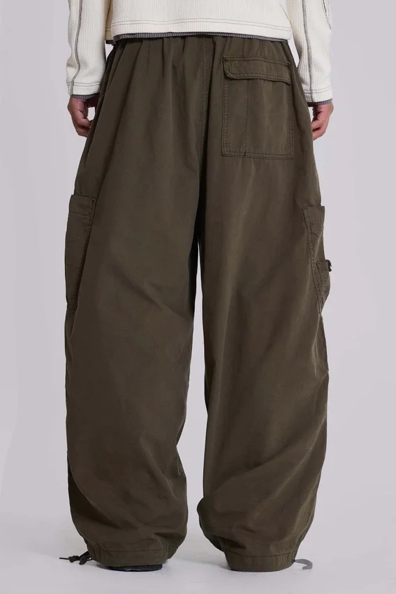 Khaki Parachute Cargo-broek