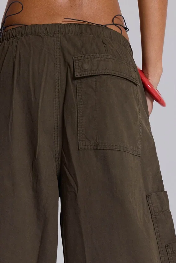 Khaki Parachute Cargo-broek