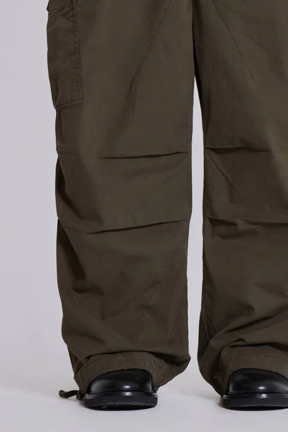 Khaki Parachute Cargo-broek