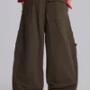 Khaki Parachute Cargo-broek