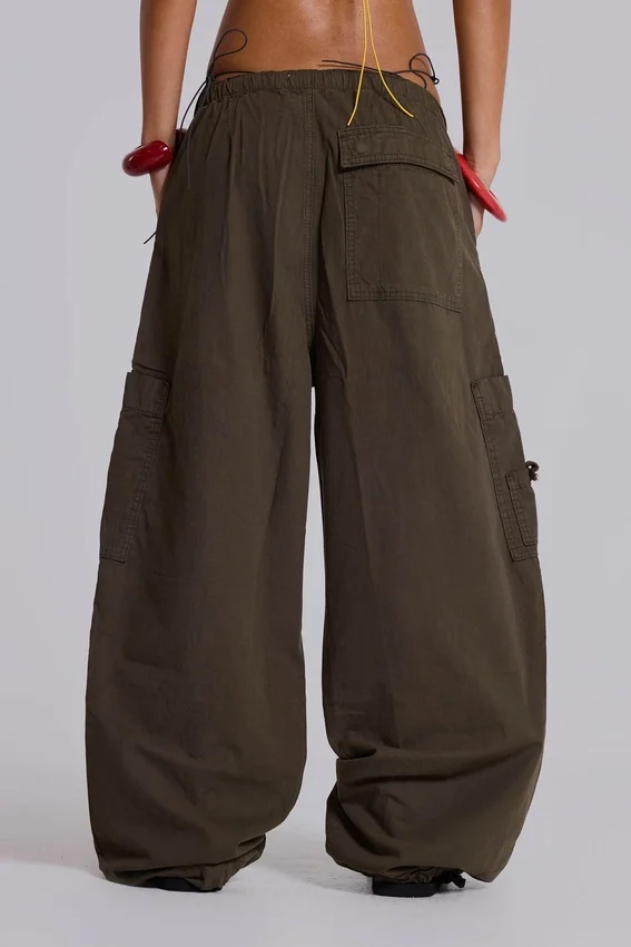 Khaki Parachute Cargo-broek