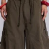 Khaki Parachute Cargo-broek