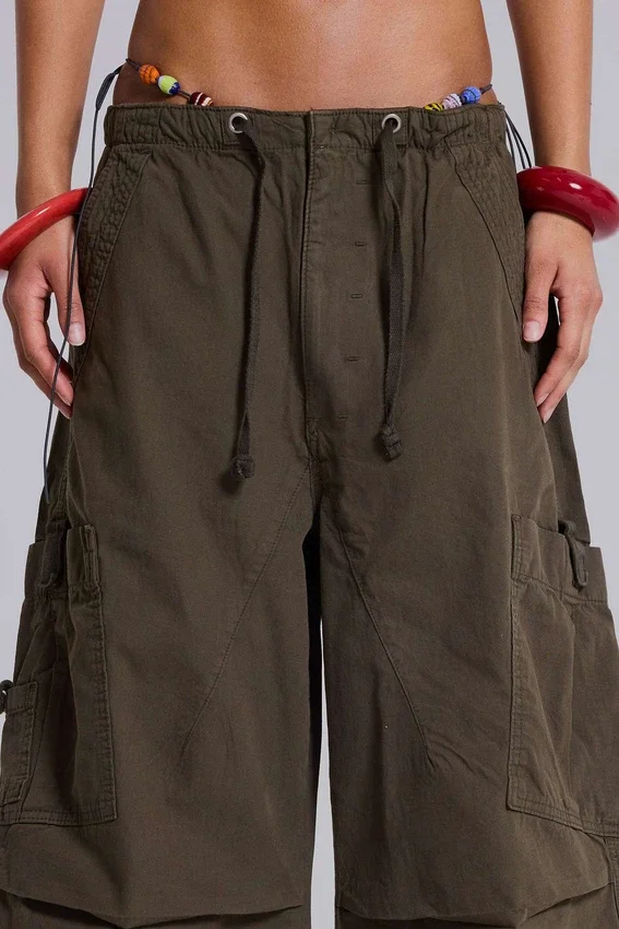 Khaki Parachute Cargo-broek