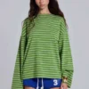 Klyne gestreept shirt met lange mouwen