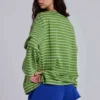 Klyne gestreept shirt met lange mouwen