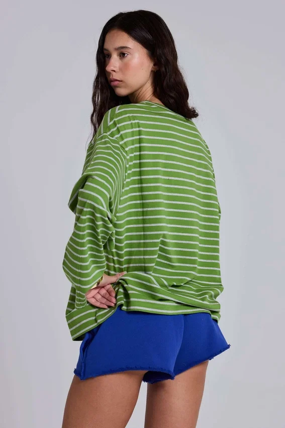 Klyne gestreept shirt met lange mouwen
