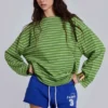 Klyne gestreept shirt met lange mouwen