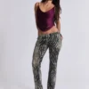 Lavinia rugloze top met franjes