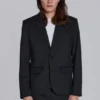 Libertine slim fit blazer met krijtstreep
