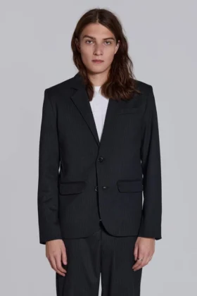 Libertine slim fit blazer met krijtstreep