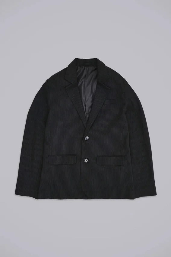 Libertine slim fit blazer met krijtstreep