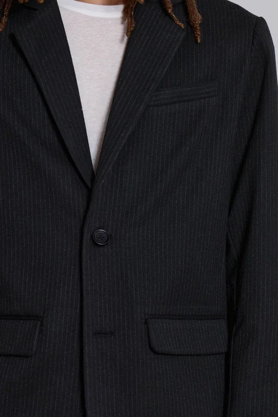 Libertine slim fit blazer met krijtstreep