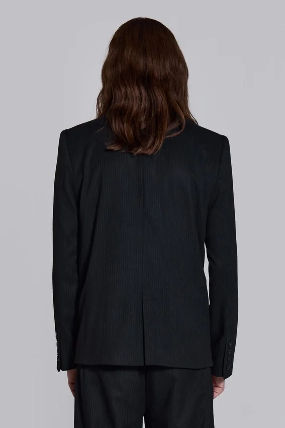 Libertine slim fit blazer met krijtstreep