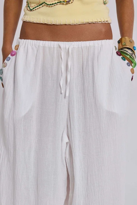 Livara ballonbroek met knopen