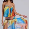 Livia bandeau maxi-jurk