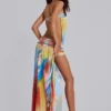 Livia bandeau maxi-jurk
