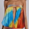Livia bandeau maxi-jurk