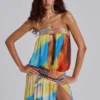 Livia bandeau maxi-jurk