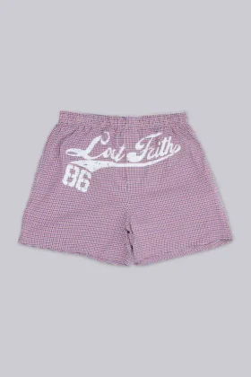 Lost Faith geruite boxershort