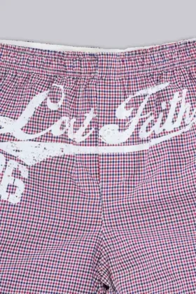 Lost Faith geruite boxershort