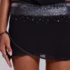 Lumae mini-jurk met versieringen