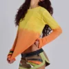 Lumir gebreide top met ombre-effect en lange mouwen