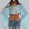 Lunet cape-top met studs