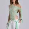 Majorette oversized ronde zonnebril in bruin