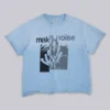 Make Noise T-shirt met splices en cropped pasvorm