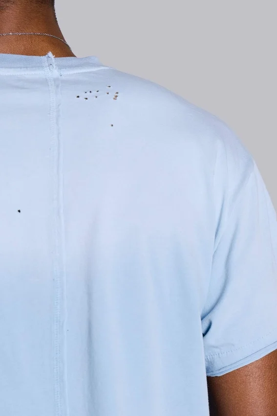 Make Noise T-shirt met splices en cropped pasvorm