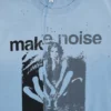 Make Noise T-shirt met splices en cropped pasvorm