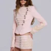 Majorette oversized ronde zonnebril in zwart